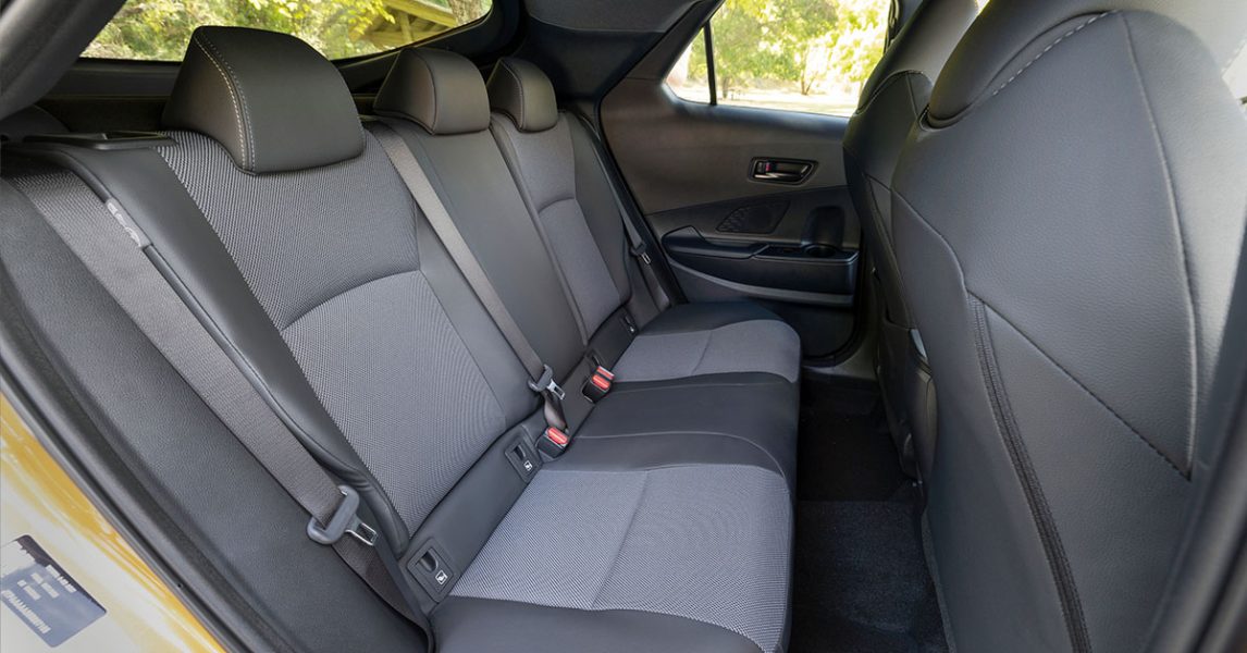 2024 Toyota CH-R Hybrid back seats