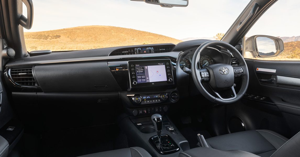 Internal design of Toyota HiLux